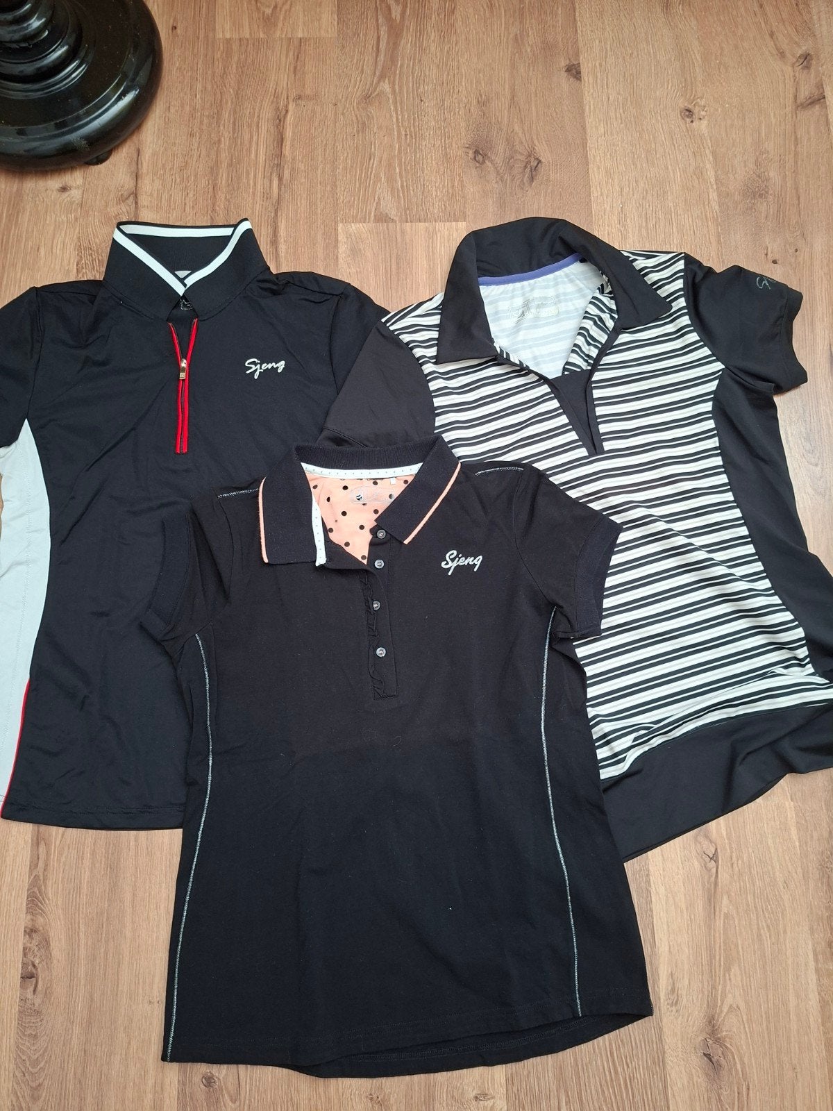 3 golfshirts sjeng maat l, Ophalen of Verzenden, Zo goed als nieuw, Maat 38/40 (M)