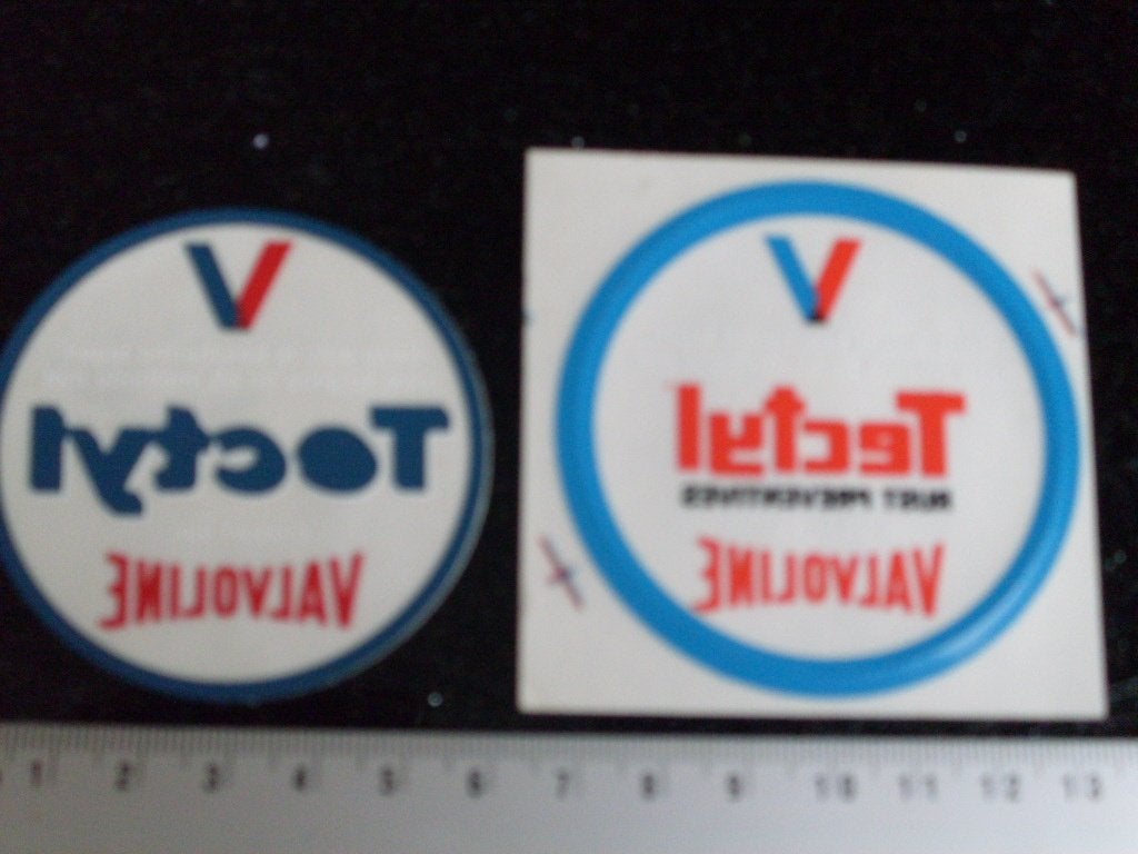 2x ruit sticker tectyl rust preventives valvoline logo, Verzenden, Zo goed als nieuw, Merk
