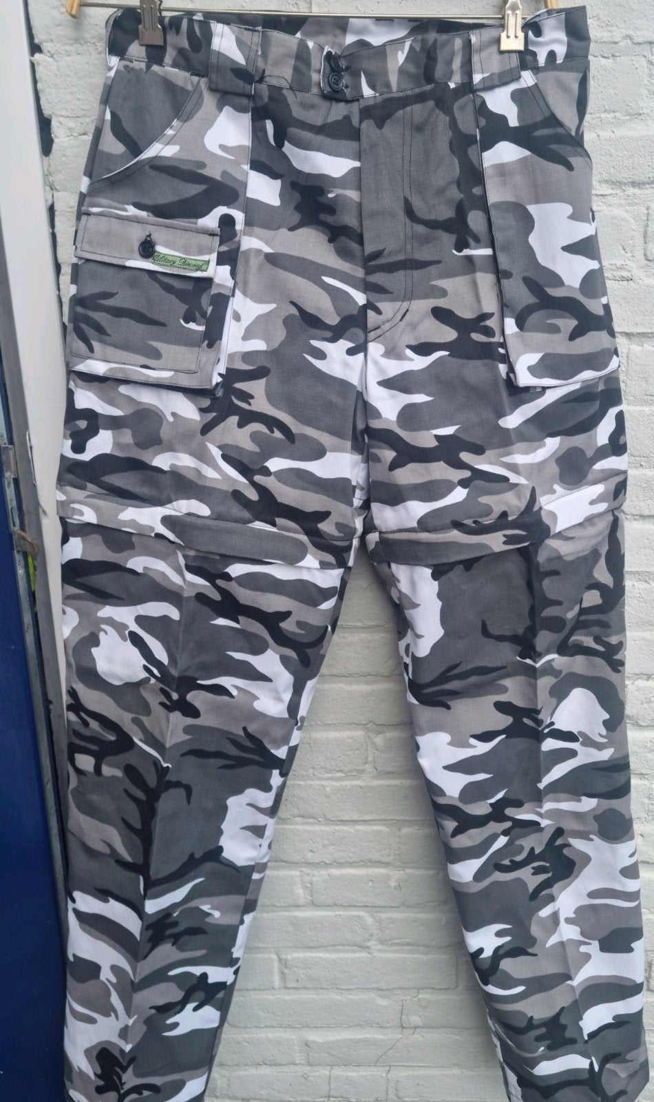 afritsbare legerbroek camouflage broek maat L valt als M, Ophalen, Nieuw, Maat 38/40 (M), Lang