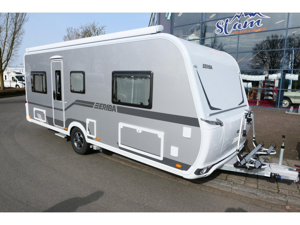 Eriba Nova 530 enk. bed zeer luxe, Caravans en Kamperen, Caravans, Rondzit, Schokbreker, 5 tot 6 meter, Eriba