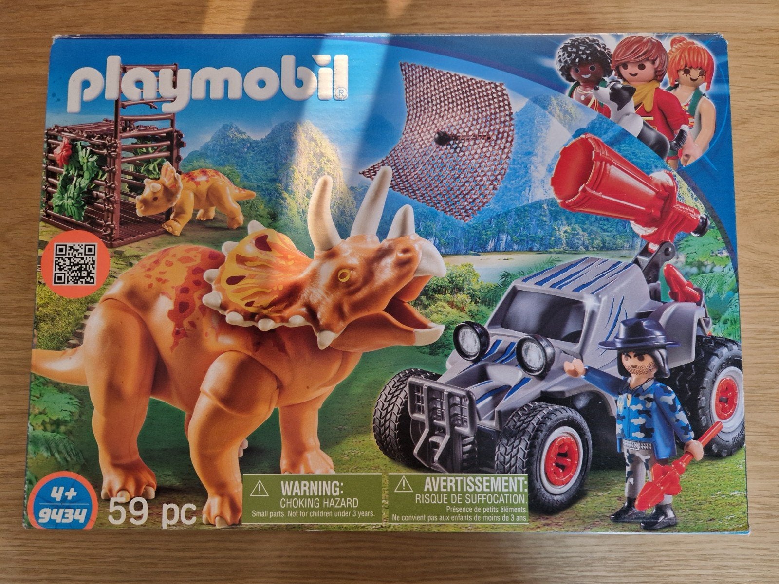 Playmobil Dinos 9434 Triceratops, Ophalen of Verzenden, Zo goed als nieuw, Jongen of Meisje
