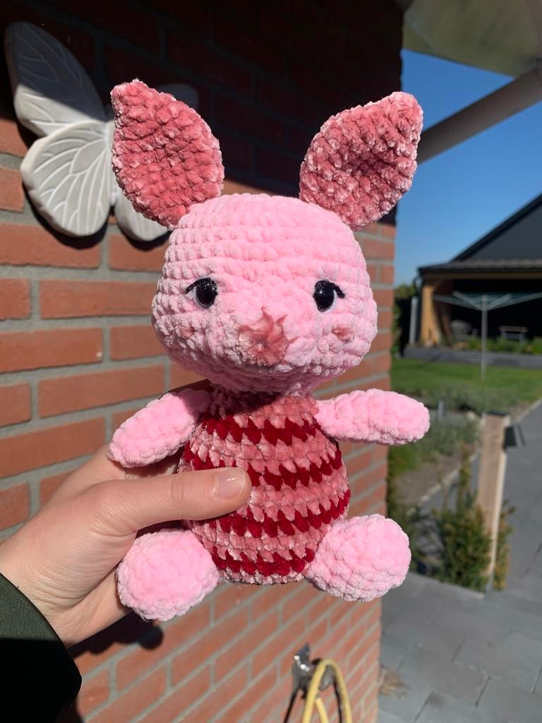 Handgemaakt gehaakt knuffel Knorretje - Roze, Overige merken, Disney, Handgemaakt, Overige typen
