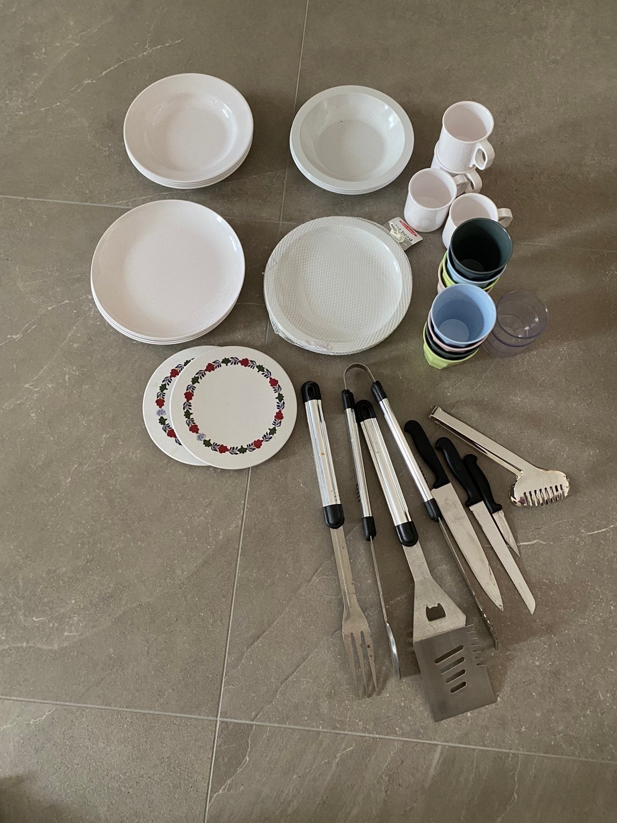 Camping servies, Ophalen of Verzenden, Zo goed als nieuw