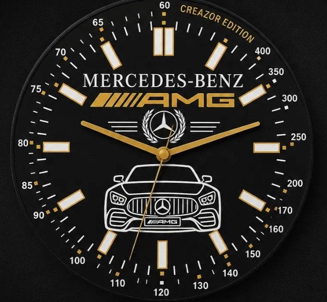 Mercedes AMG Wandklok, Ophalen of Verzenden