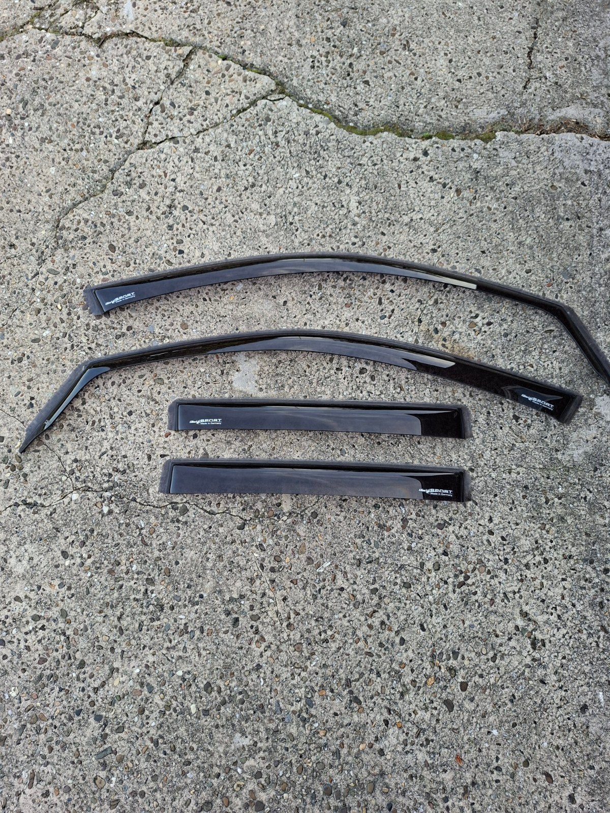Zijwindschermen Volkswagen Tiguan 2012_2016 voor en achter d, Ophalen, Gebruikt, Volkswagen