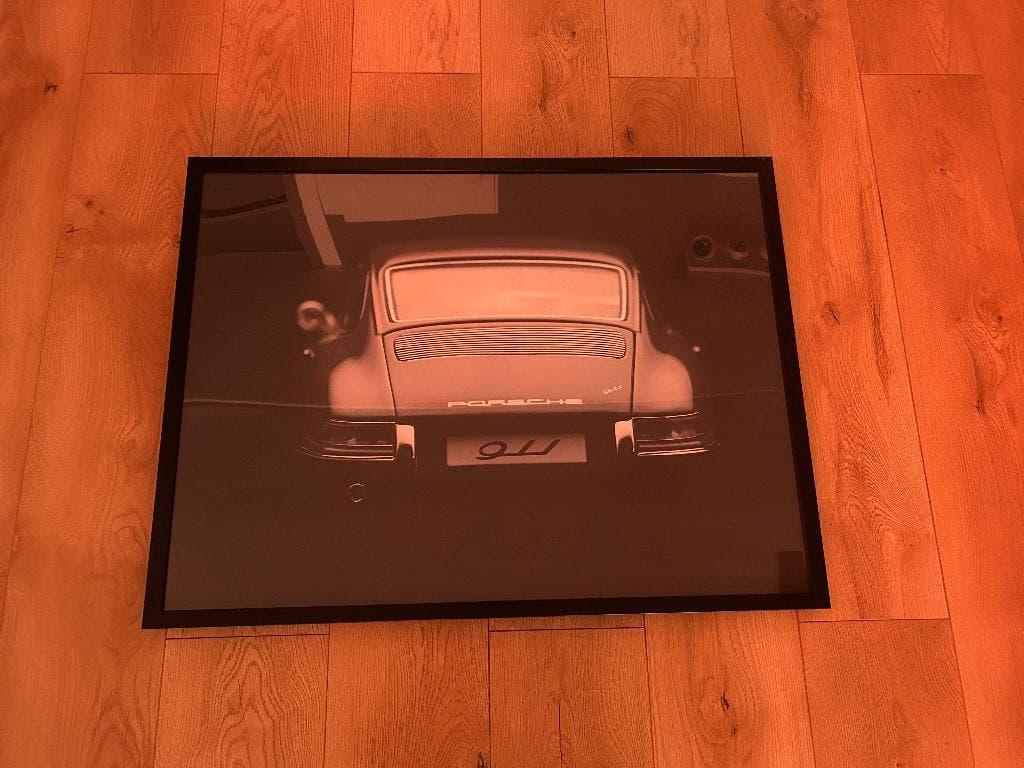Riviera Maison Porsche 911 schilderij, Ophalen, Zo goed als nieuw, Schilderij, 75 tot 100 cm