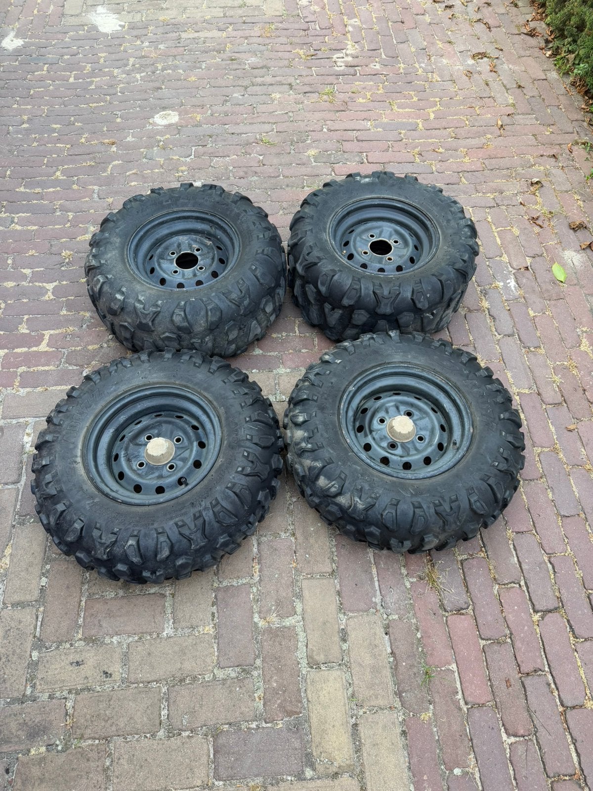 4x CST Abuzz ATV banden+stalen velgen CFMOTO CForce 450/520, Motoren, Ophalen