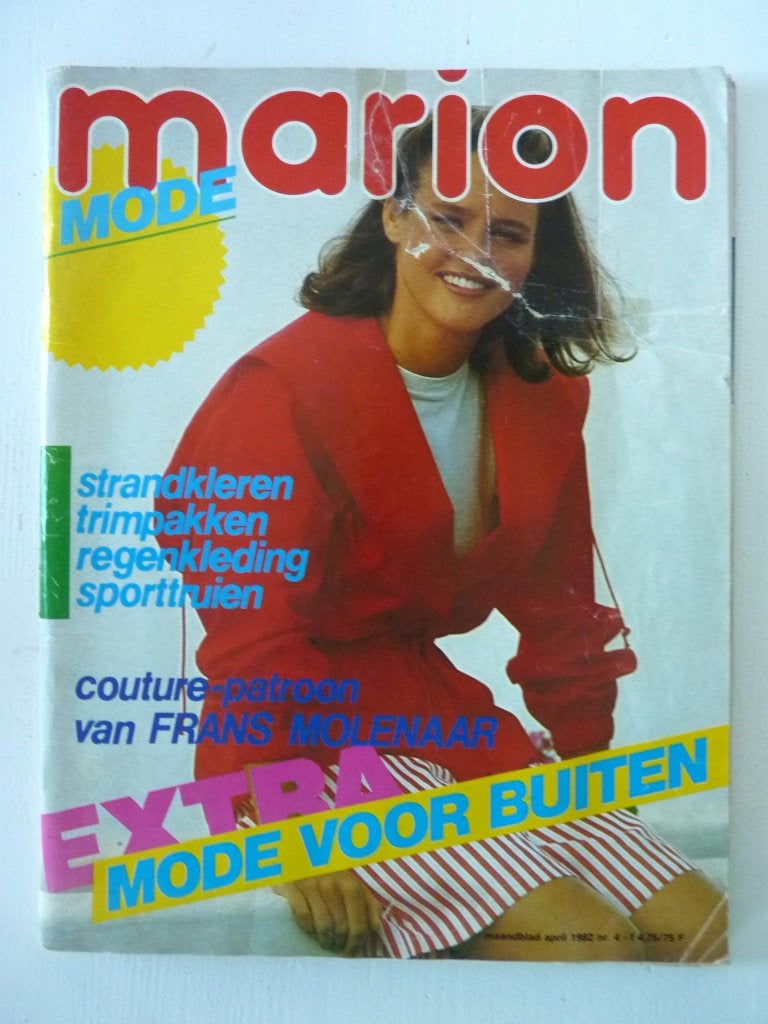 3 x marion april 1982 + januari en december 1984- jaren 80, Hobby en Vrije tijd, Kledingpatronen, Ophalen of Verzenden, Gebruikt