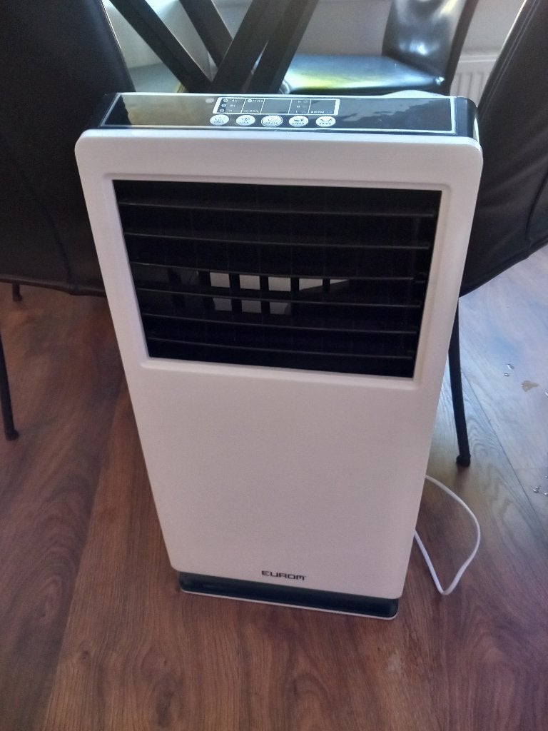 Eurom | Aircooler | Remote control, Witgoed en Apparatuur, Airco's, Gebruikt, Timer, Minder dan 60 m³, Ventileren