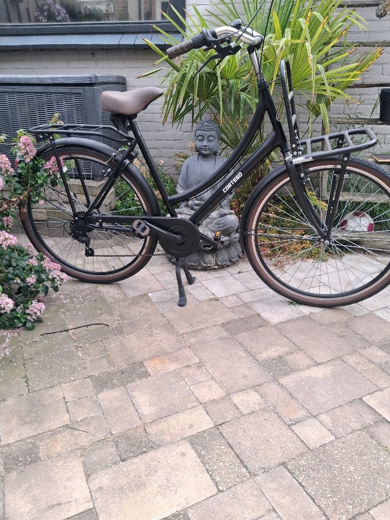 Dames- kinder fiets, Fietsen en Brommers, Fietsen | Kinderfietsjes, 20 inch of meer, Velgrem, Zo goed als nieuw, Ophalen