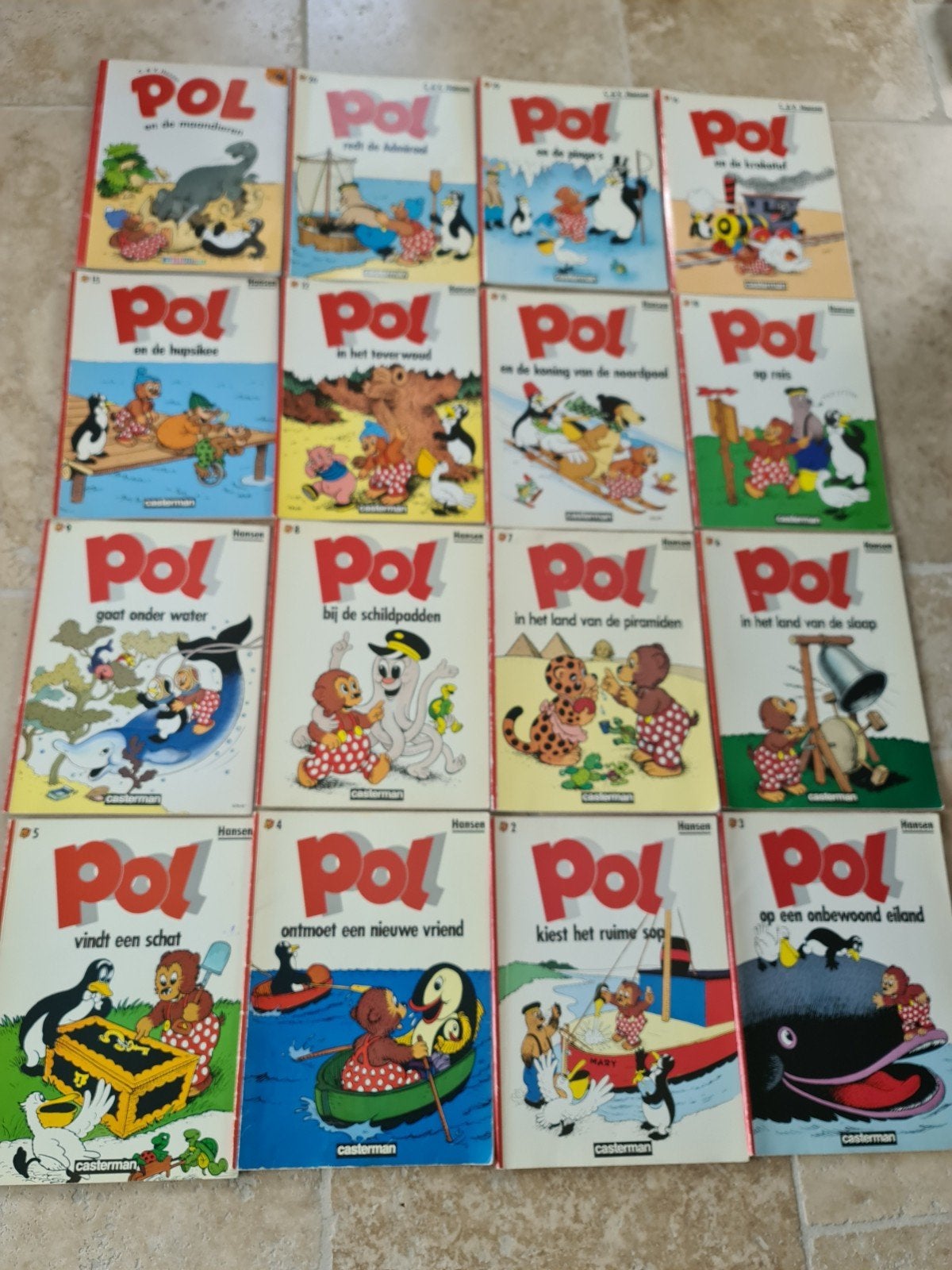 16 Pol stripboeken in mooie staat, Meerdere stripboeken, Ophalen of Verzenden, Zo goed als nieuw
