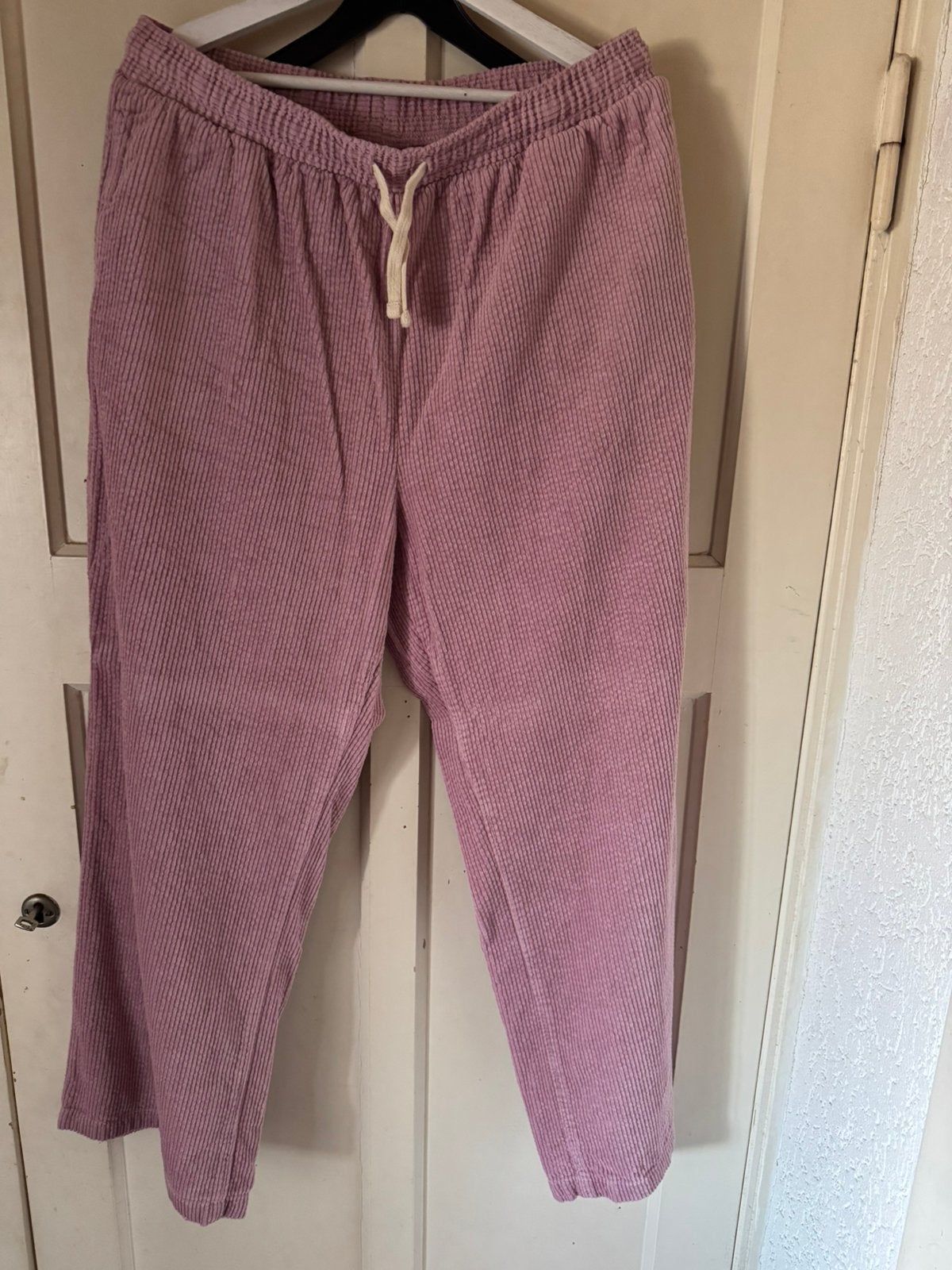 Hema roze ribbroek maat L, Maat 42/44 (L), Ophalen of Verzenden, Roze, Lang