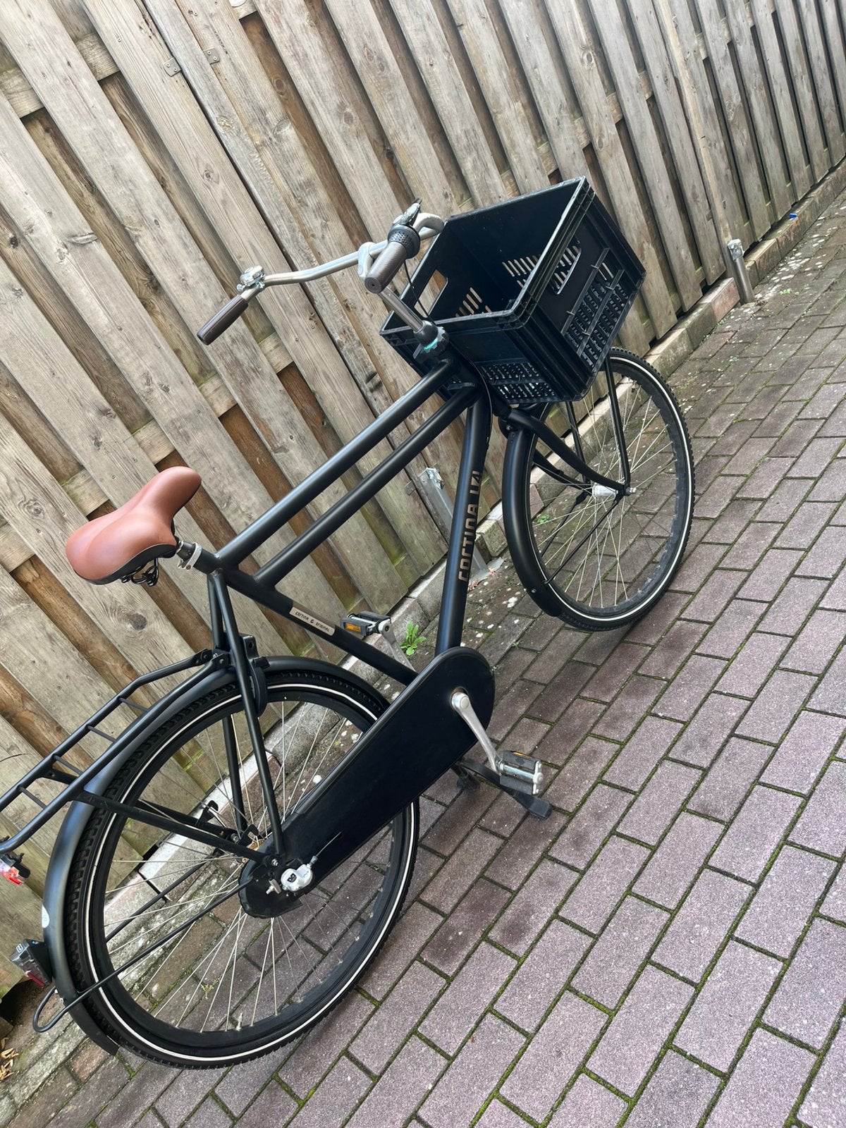 Cortina U4 heren transportfiets 28inch 65cm, Fietsen en Brommers, Terugtraprem, Versnellingen, Zo goed als nieuw, 65 cm of meer