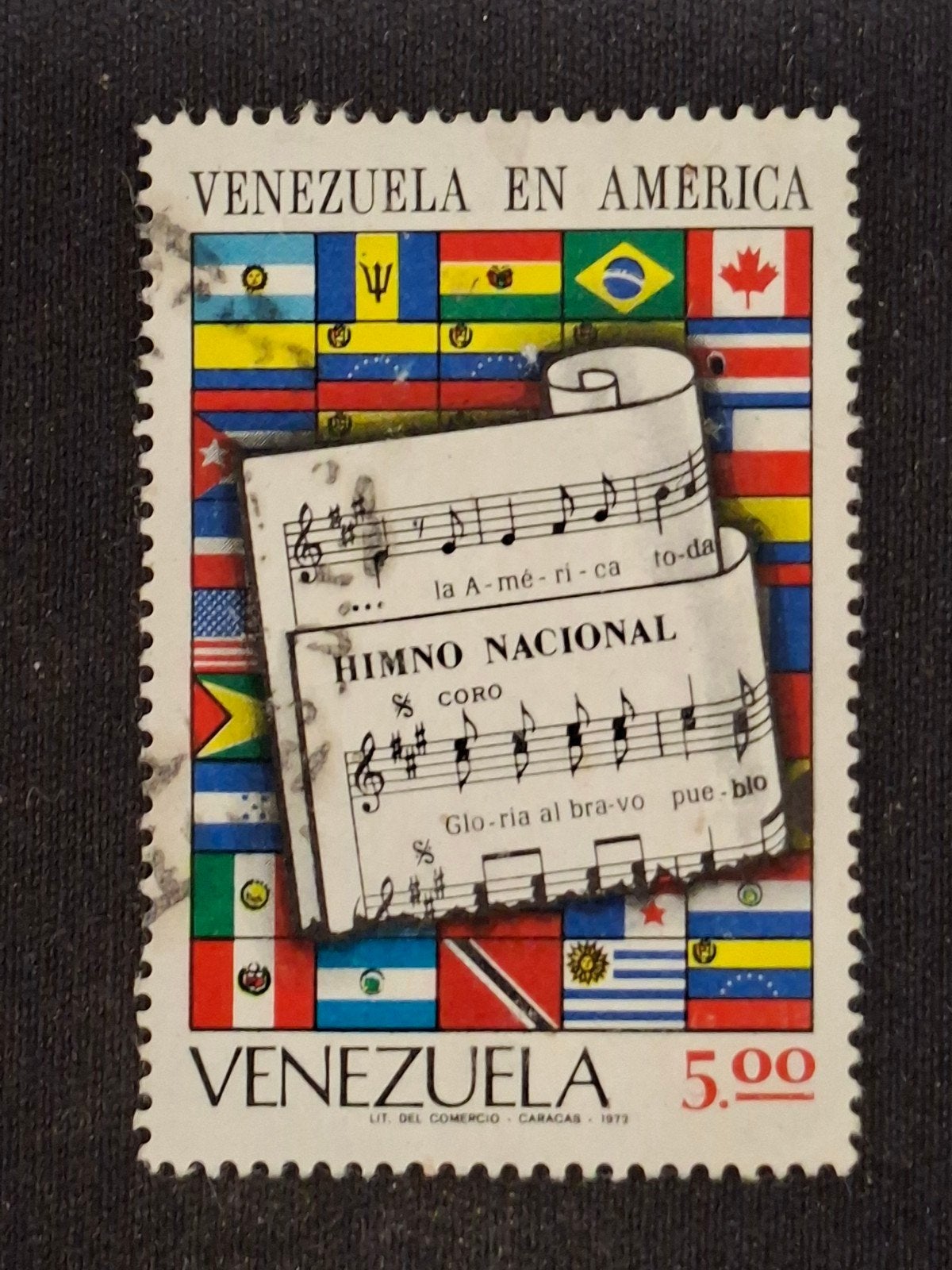 Venezuela, Ophalen of Verzenden, Gestempeld, Zuid-Amerika