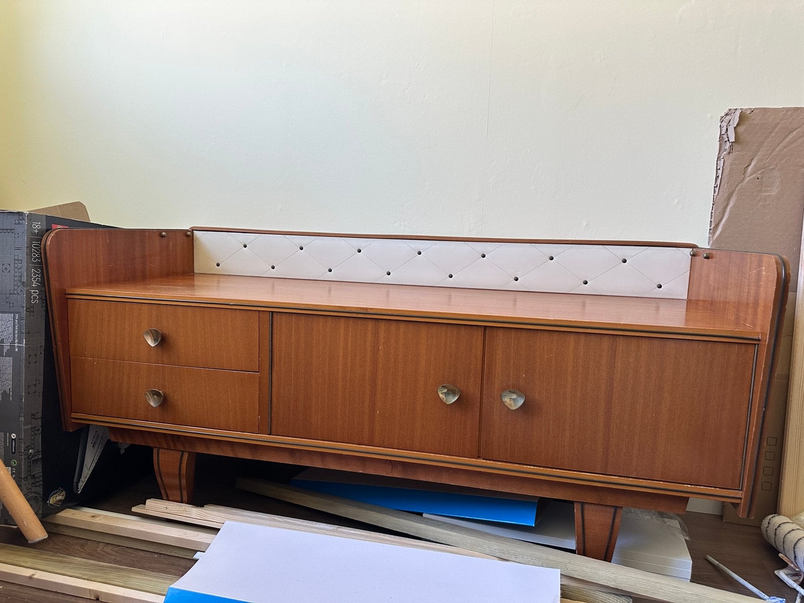 Vintage midcentury tv meubel, Huis en Inrichting, Kasten | Televisiemeubels, Ophalen, 100 tot 150 cm, Minder dan 100 cm, Midcentury
