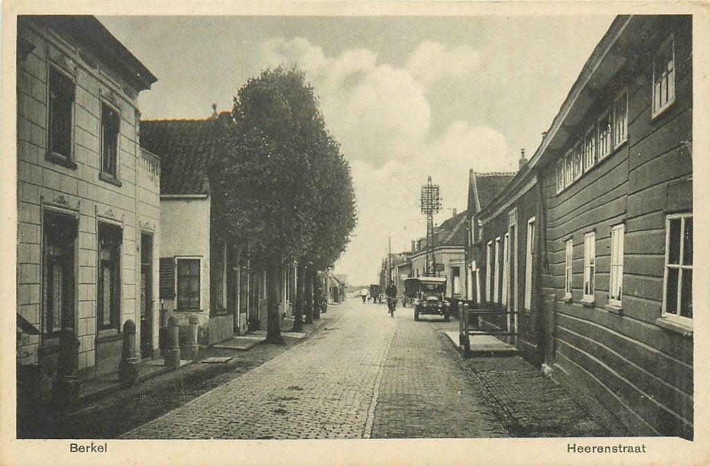 701-217-021 Berkel Heerenstraat, Verzamelen, Ophalen of Verzenden, Voor 1920, Zuid-Holland