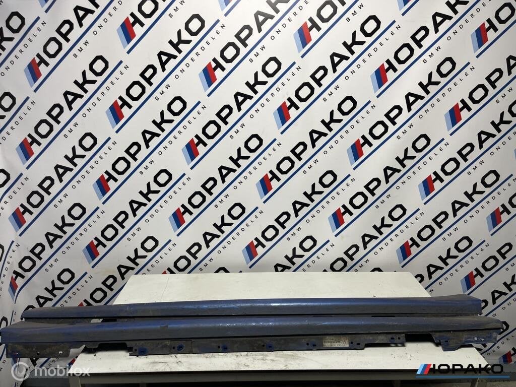 Sideskirts BMW 3 serie F30 F31 | M sport estoril blauw II, Gebruikt, Einsteinlaan 5 rijswijk, Bmw, Ophalen of Verzenden