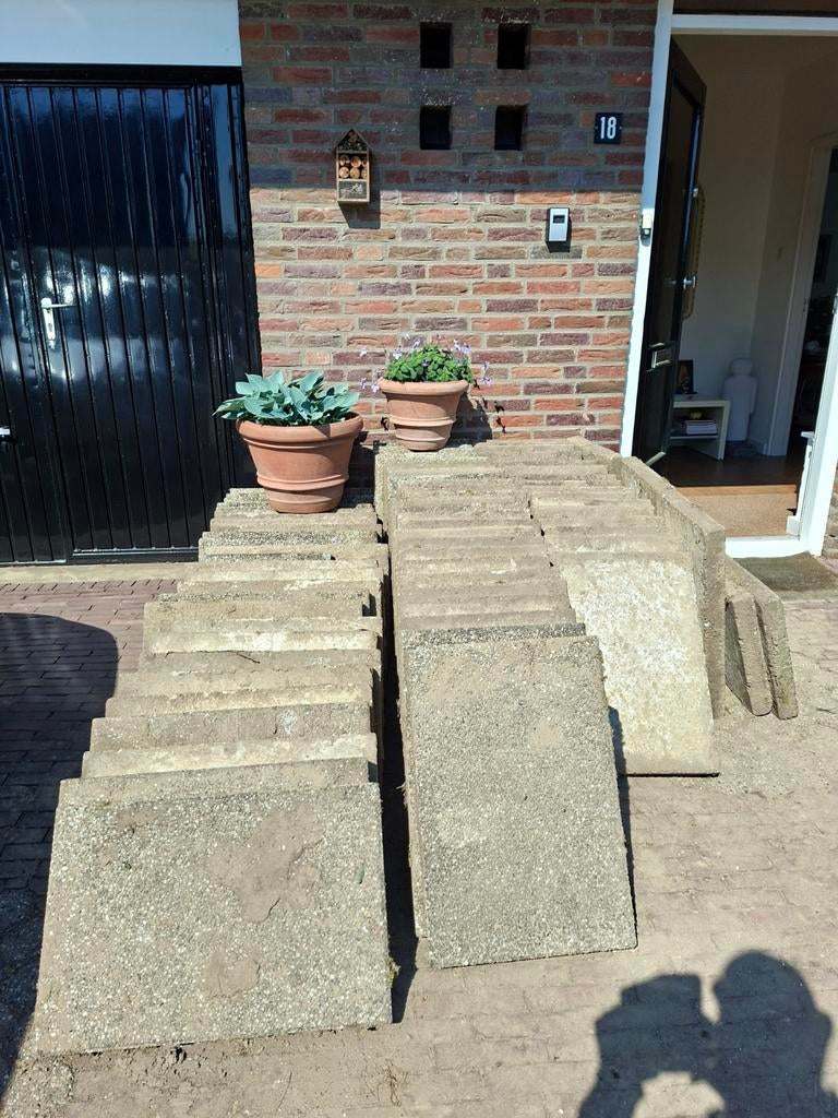 Gratis prachtige grindtegels in Didam, Ophalen, Gebruikt, Overige materialen