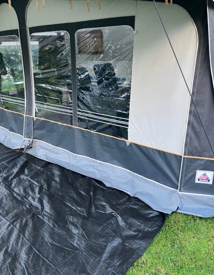 Dorema sydney XL 300 antraciet maat 14, Ophalen, Gebruikt