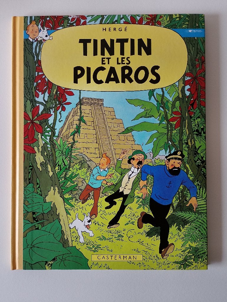 Kuifje / Tintin et les Picaros - Hergé, Facsimile 2007, Gelezen, Eén stripboek, Ophalen of Verzenden, Hergé