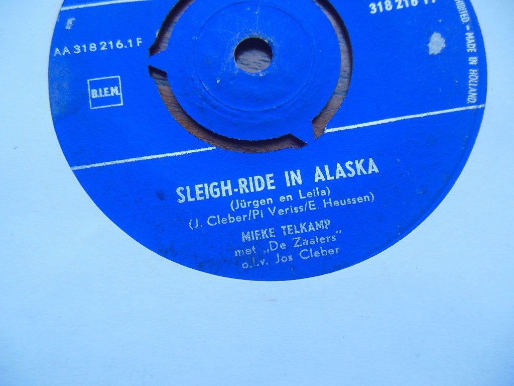single mieke teilkamp met de zaaiers 45rpm jukebox 7inch, Gebruikt, 7 inch, Single, Ophalen of Verzenden