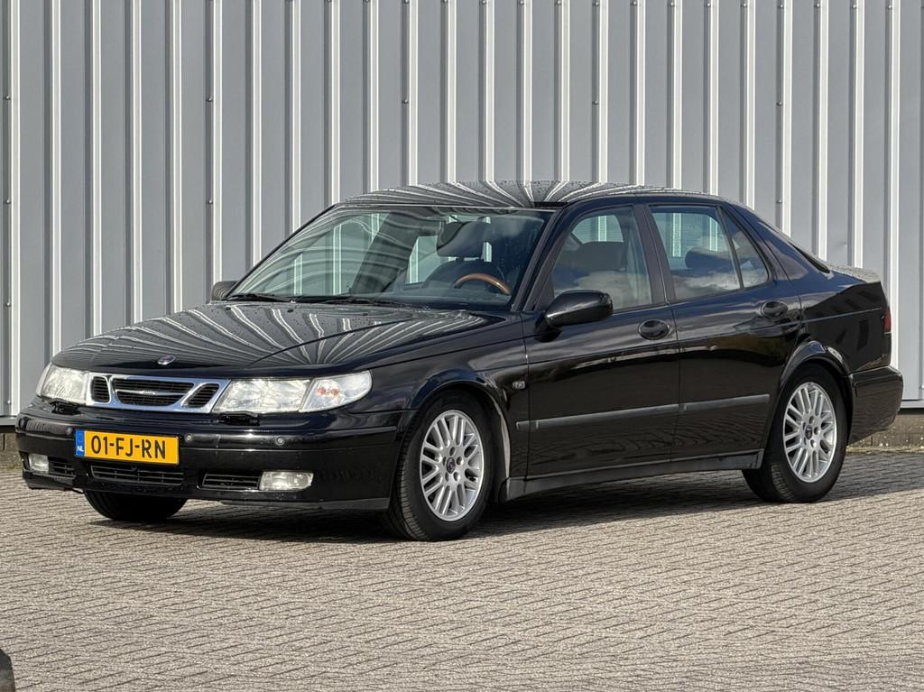 Saab 9-5 3.0t SE Griffin met werk geen apk, Auto's, Saab, Verwarming stoelen achter, Zwart, Bedrijf, Sedan