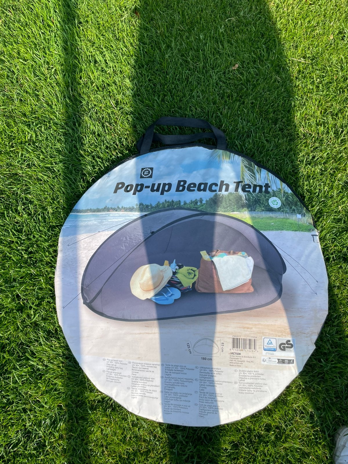 Pop up strandtent, Ophalen, Zo goed als nieuw
