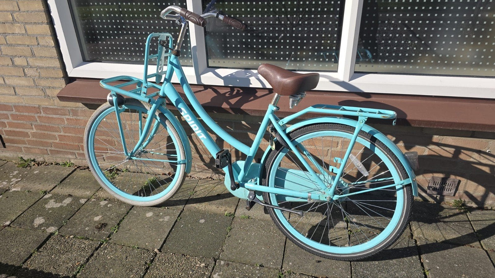 Spirit Transportfiets Dames - Lichtblauw, Fietsen en Brommers, Ophalen of Verzenden, Gebruikt, Overige merken