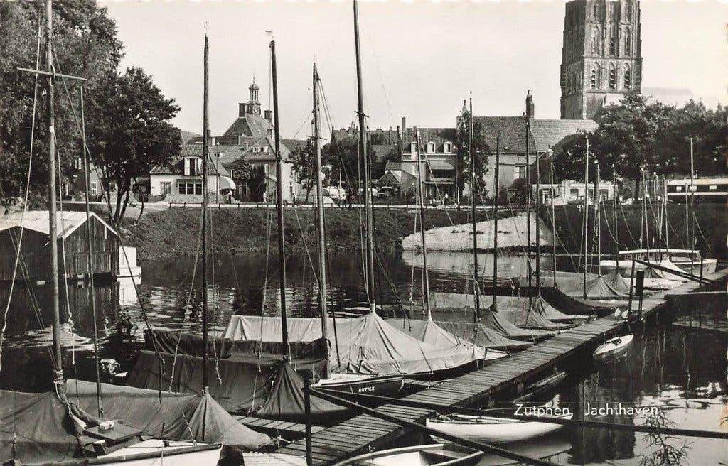 Zutphen, Jachthaven, Ophalen of Verzenden, 1960 tot 1980, Ongelopen, Gelderland