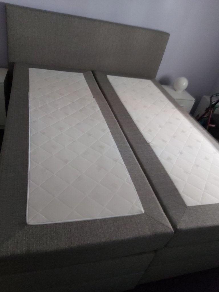 Boxspringbed 160x200, Ophalen, Overige kleuren, Tweepersoons, Zo goed als nieuw