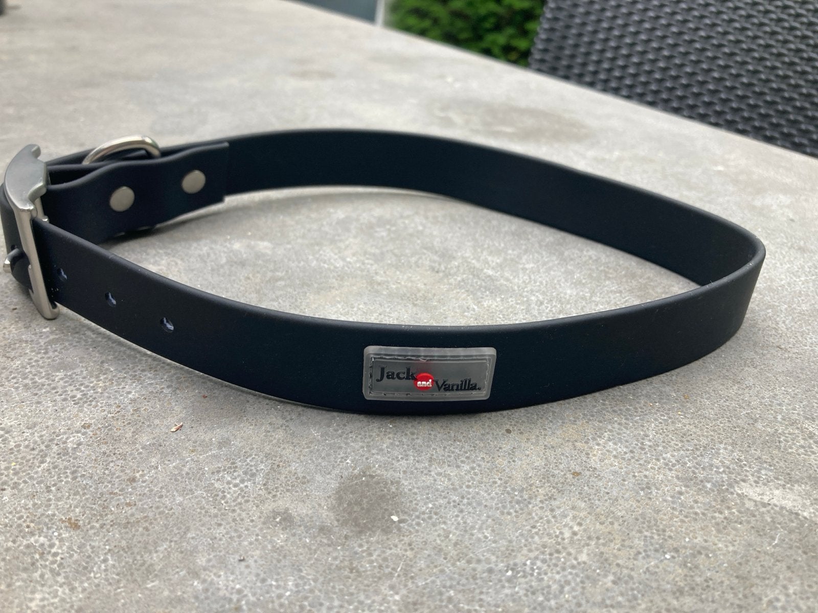 Nieuwe Hondenhalsband 60 cm zwart rubber, Dieren en Toebehoren, Verzenden, Nieuw