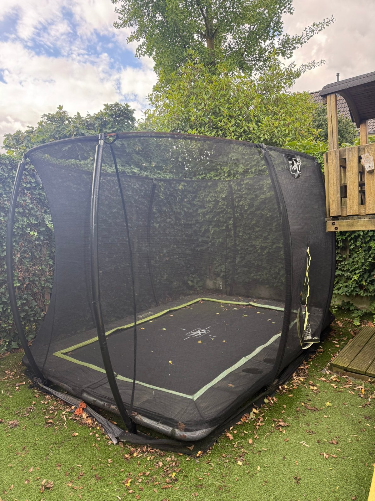 Trampoline, Ophalen, Gebruikt