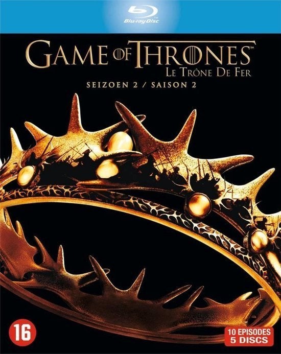 Game of Thrones seizoen 2 BLU-RAY, Engels, Vanaf 16 jaar, Nederlands, Film
