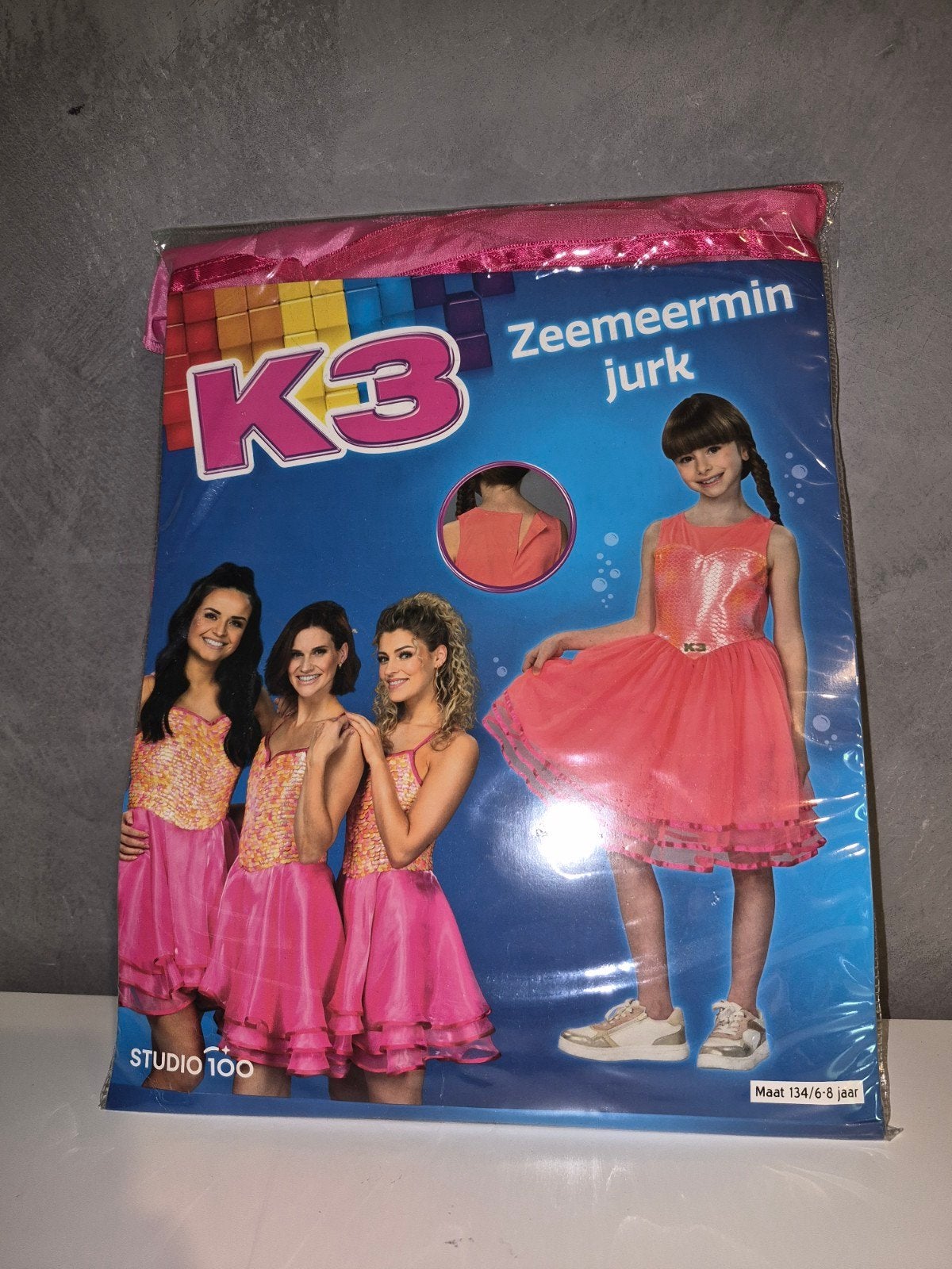 K3 Zeemeerminjurk - Maat 134 (6-8 jaar), Kinderen en Baby's, Carnavalskleding en Verkleedspullen, Ophalen of Verzenden, Nieuw