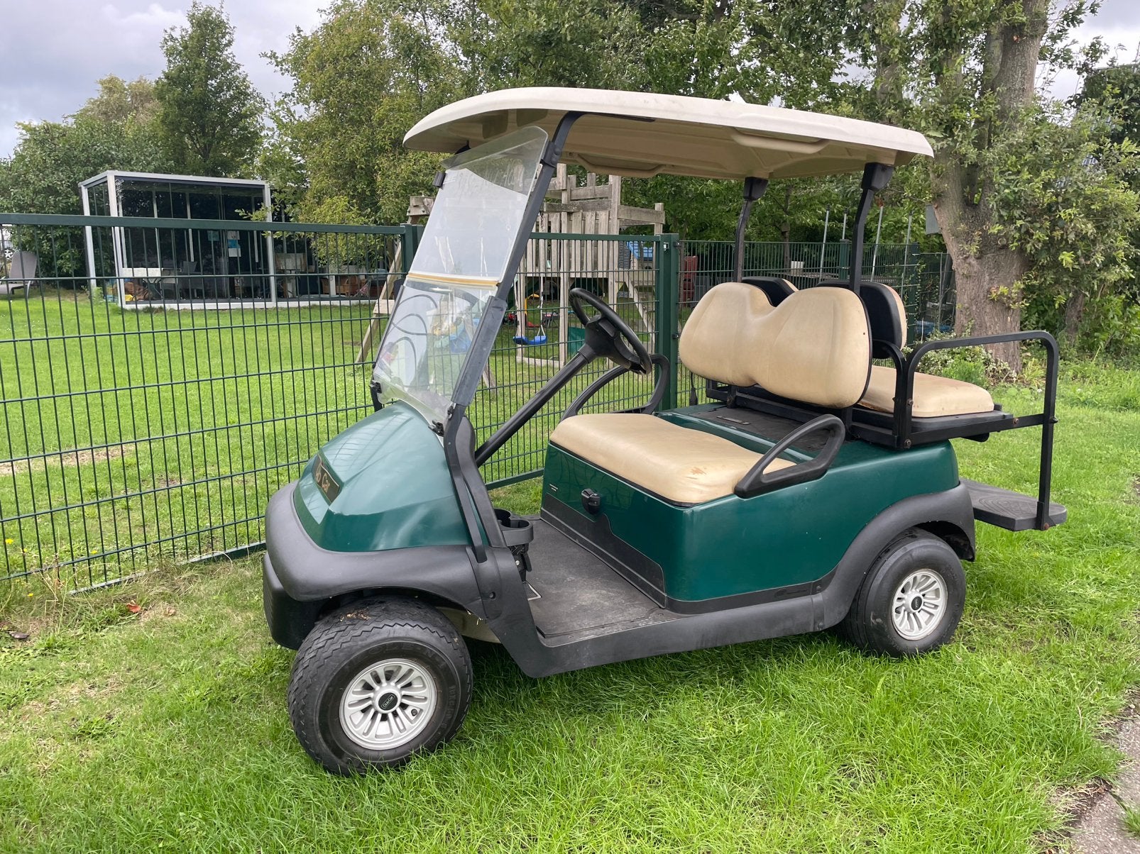 Clubcar golfwagen 4 persoons Nieuwe trojan accuset!, Gebruikt, Heulweg, Clubcar, Info@alblasinterntransport.nl