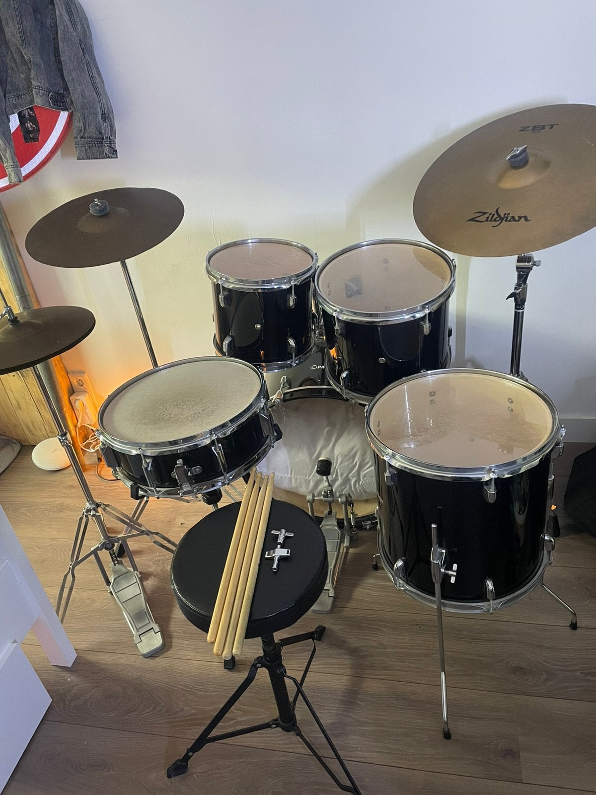 Compleet drumstel, Muziek en Instrumenten, Ophalen, Gebruikt, Overige merken