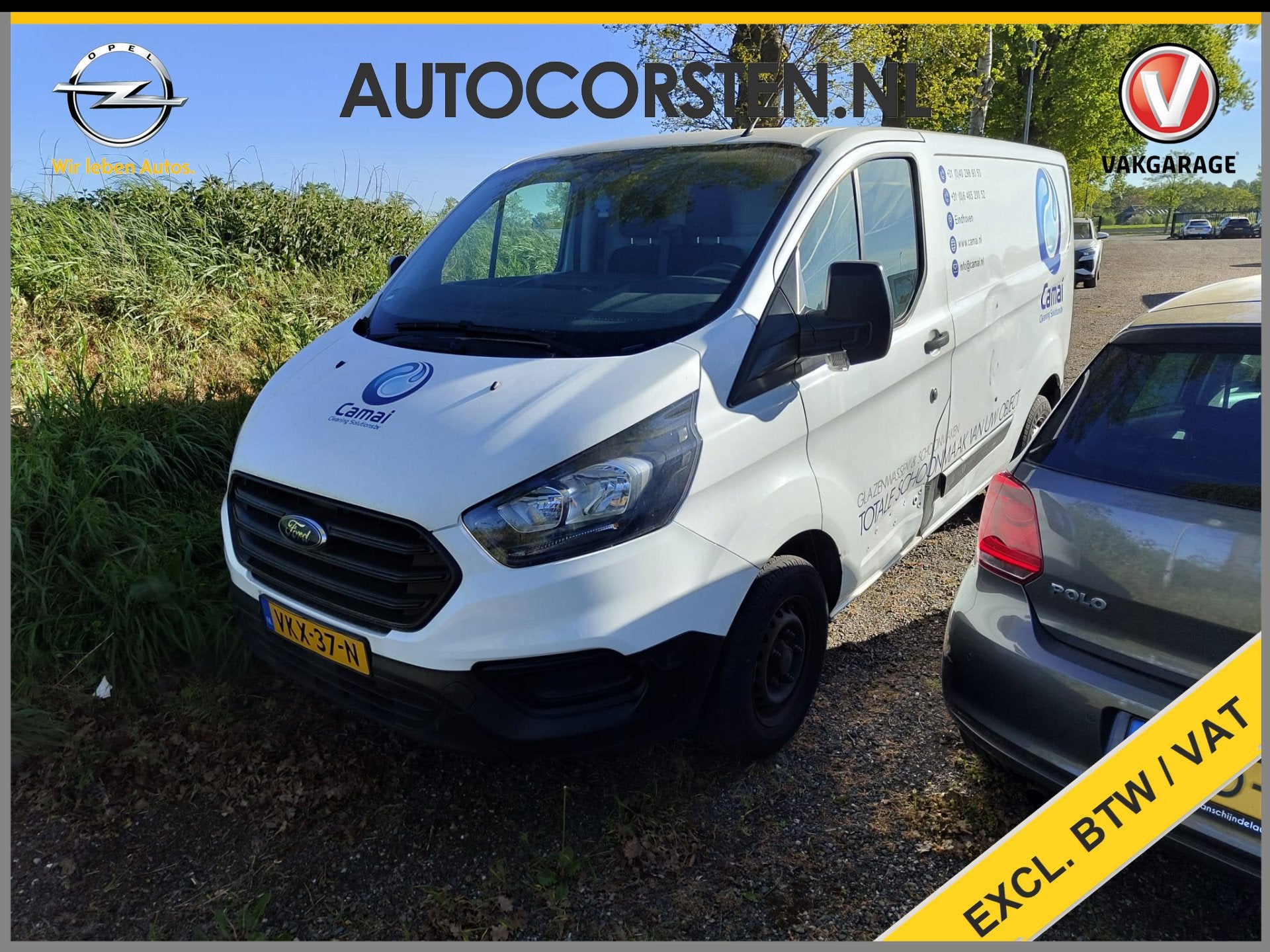 Ford Transit Custom 280 2.0 TDCI L1H1 *Motor defect* 3-Perso, Auto's, Voorwielaandrijving, Stof, 4 cilinders, Wit