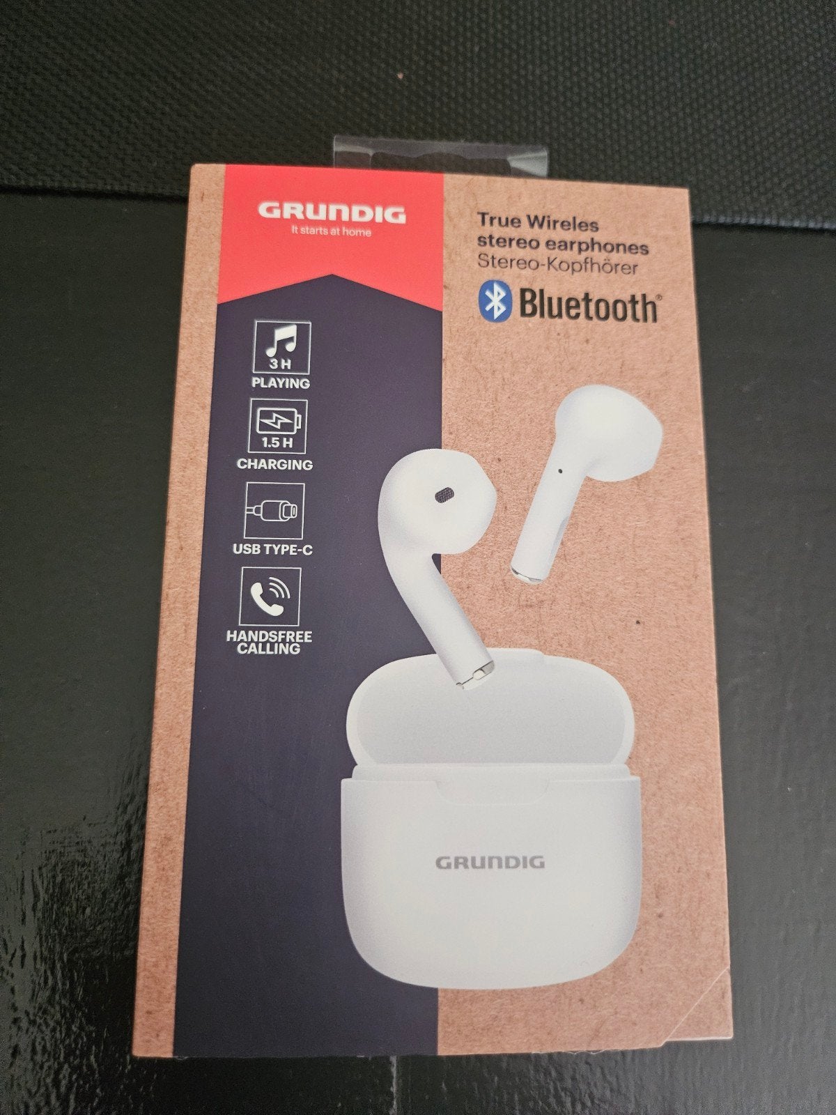 Grundig True Wireless Stereo Oordopjes - Wit, Overige merken, In-ear, Draadloos, Nieuw