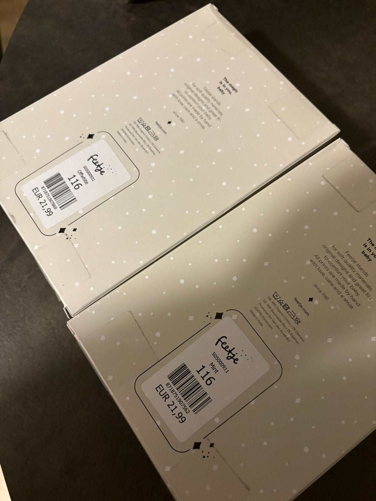 2 Feetje pyjama's maat 116 - Nieuw en gereserveerd, Verzenden, Nieuw, Jongen, Nacht- of Onderkleding