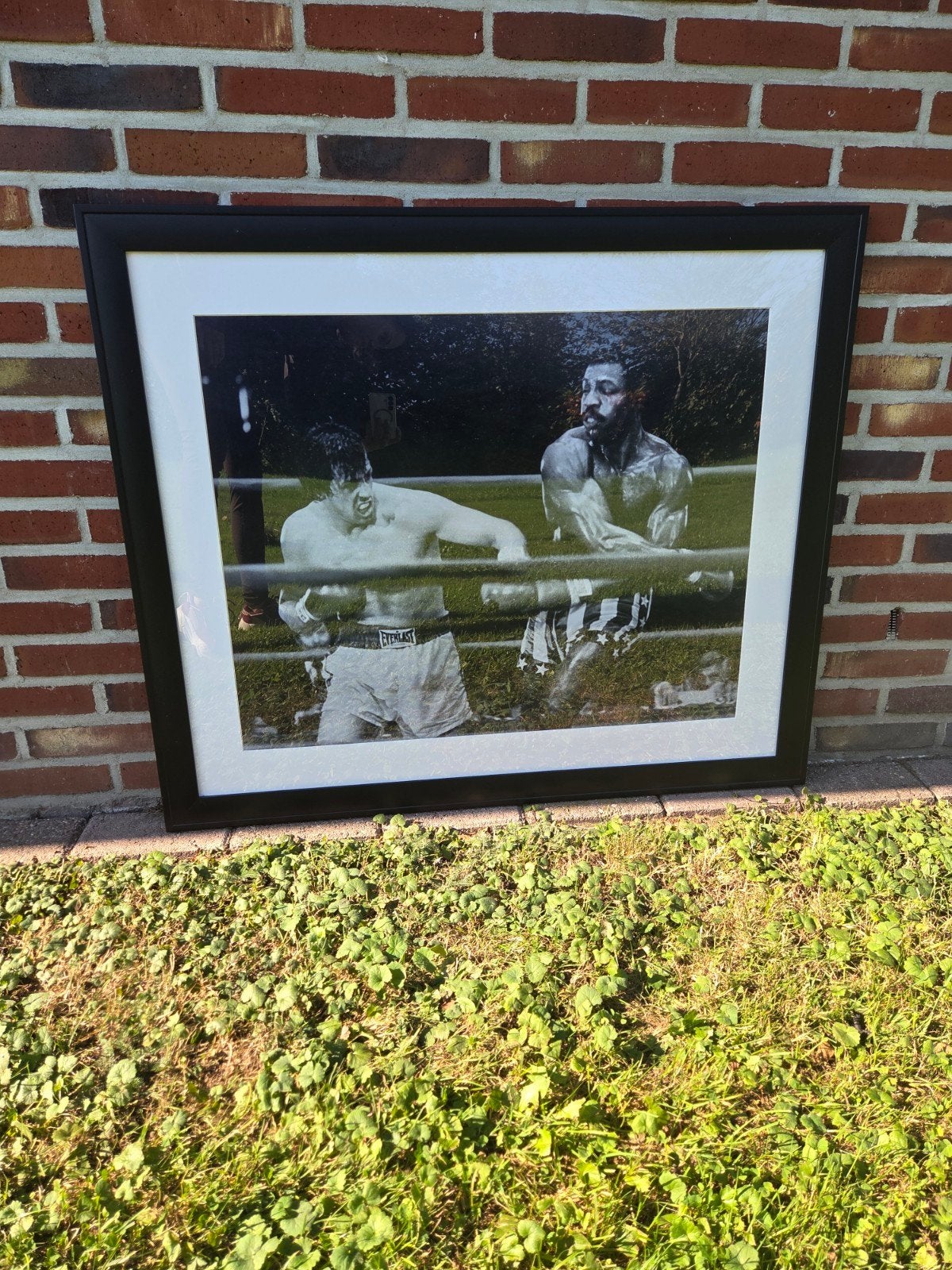 Grote lijst met Rocky poster (99x85 cm), Ophalen, Hangend, Gebruikt, Posterlijst