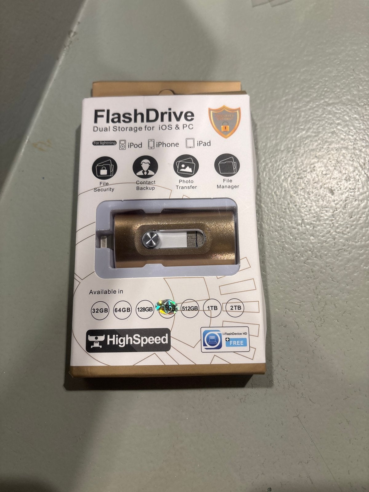 Nieuwe 256GB Flash Drive voor iOS & PC - Ongeopend, Computers en Software, Ophalen of Verzenden, Nieuw, 256 GB