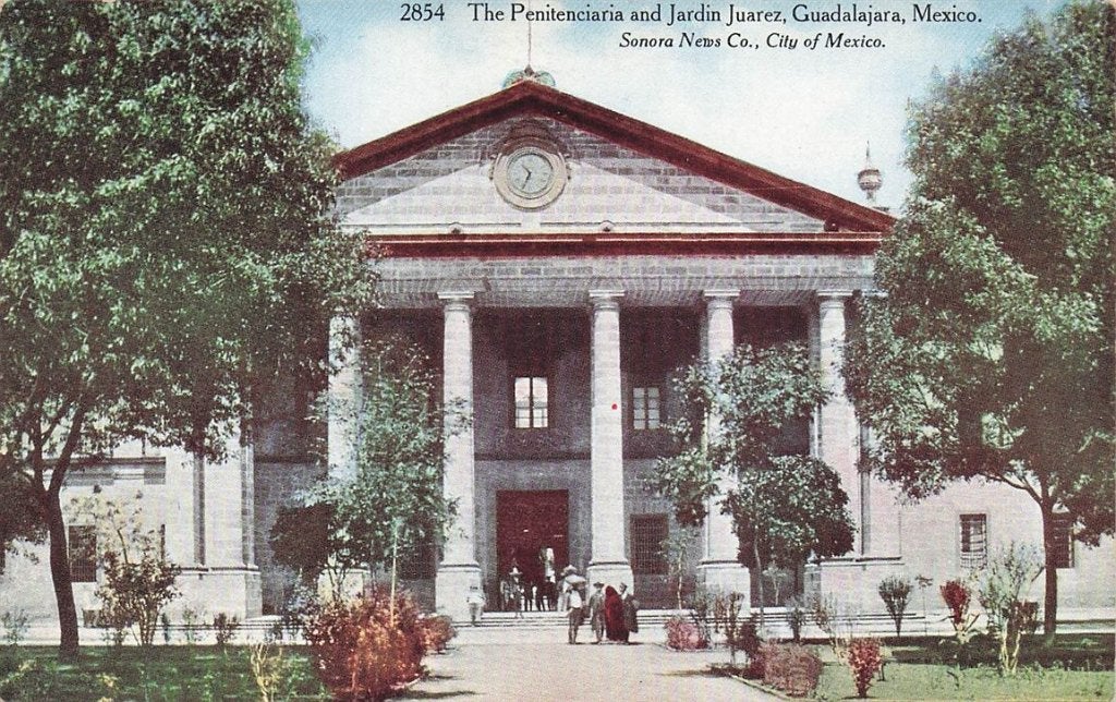 703-261-035 The Penitenciaria and Jardin Juarez Guadalajara, Ophalen of Verzenden, Voor 1920, Overig Europa