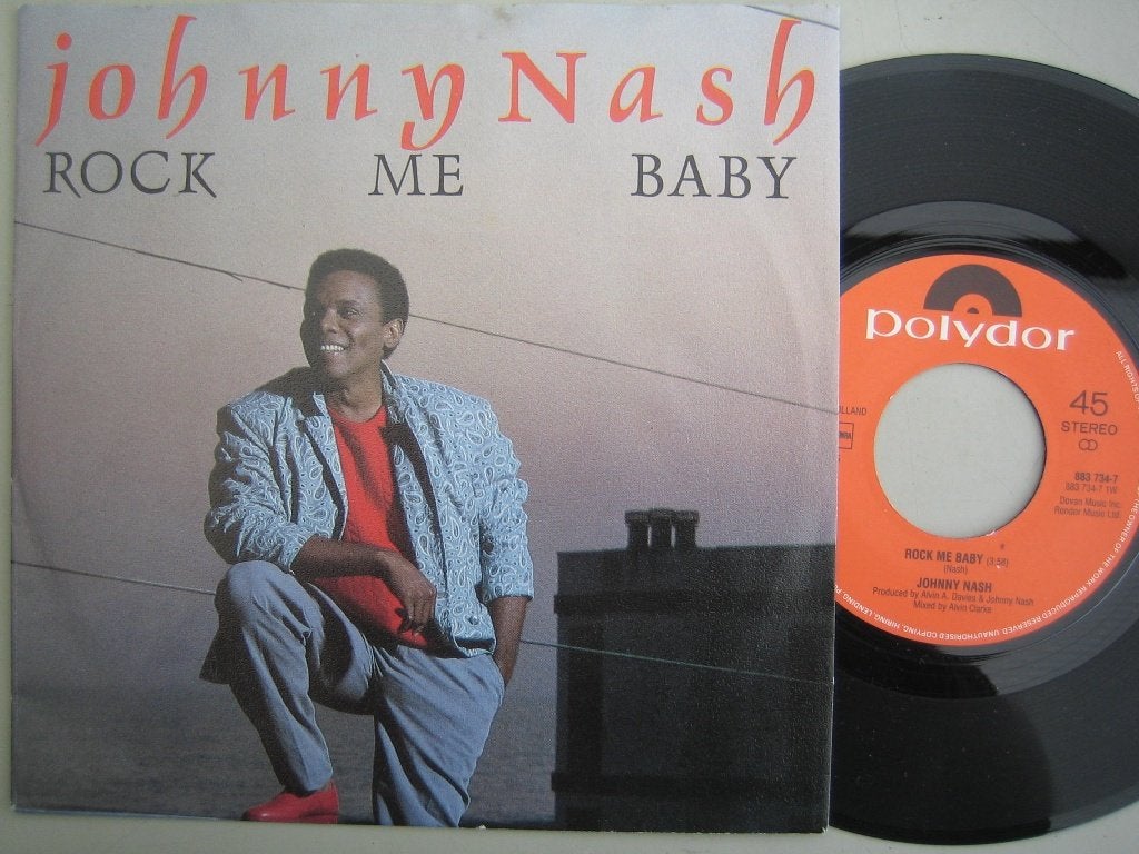Johnny Nash - Rock me baby ( Reaggae ), Ophalen of Verzenden, Gebruikt, 7 inch, Pop