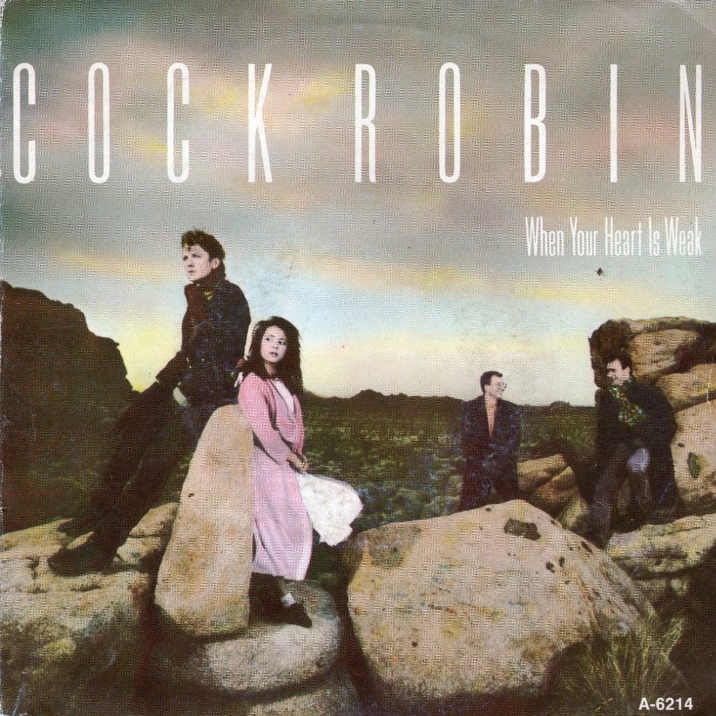 COCK ROBIN  -  When your heart is weak, Gebruikt, 7 inch, Pop, Fotohoes
