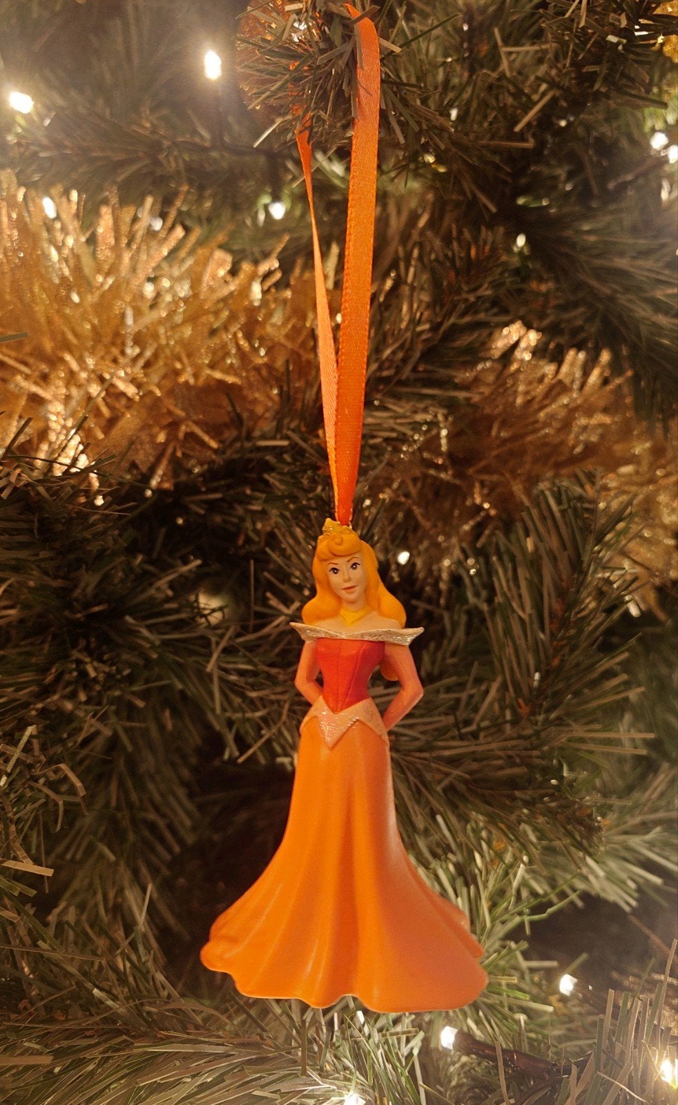 Disney prinses Doornroosje kerst ornament hanger kerstbal, Ophalen of Verzenden, Sneeuwwitje of Doornroosje, Zo goed als nieuw