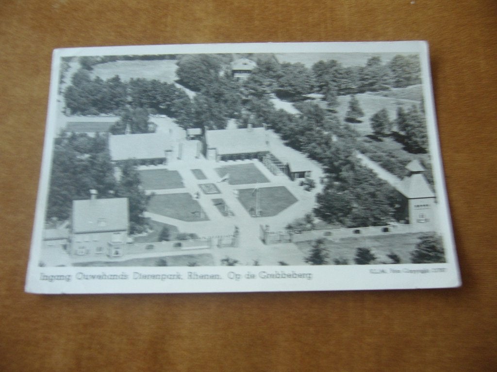 RHENEN  =  INGANG OUWEHANDS DIERENPARK, Ophalen of Verzenden, 1940 tot 1960, Ongelopen, Utrecht