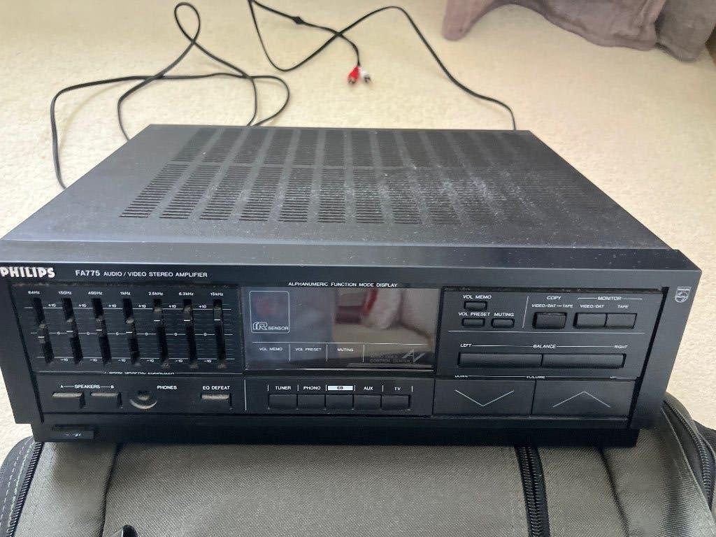 Philips FA 775  stereo versterker, Ophalen, Gebruikt, 60 tot 120 watt, Overige merken