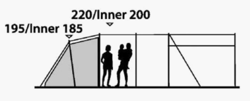 Outwell Bear Lake 6 tent, Caravans en Kamperen, Tenten, Ophalen of Verzenden