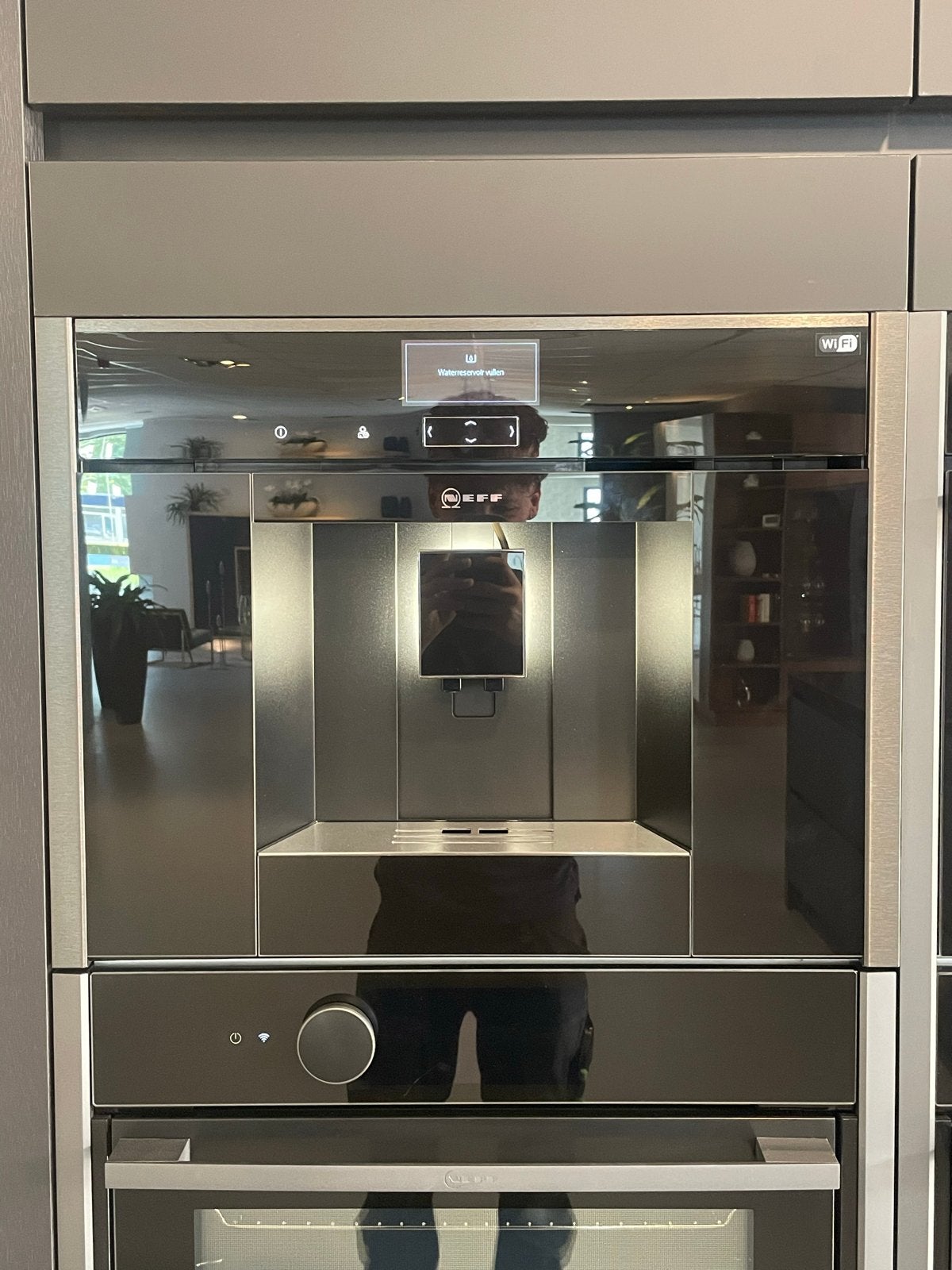 Neff Inbouw Koffiemachine - nieuw showroom model, Witgoed en Apparatuur, Koffiezetapparaten, Ophalen, Afneembaar waterreservoir