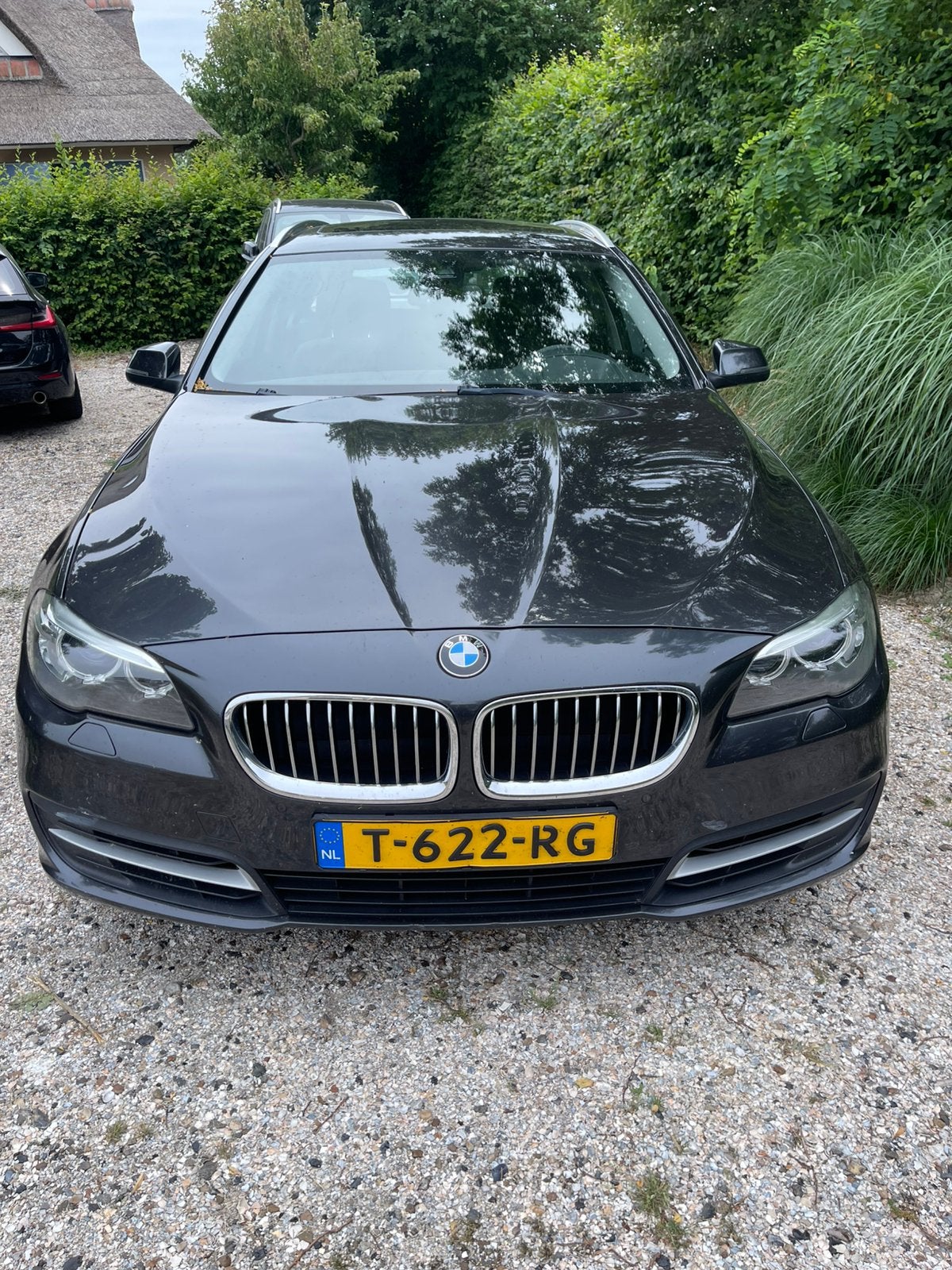BMW 5-Serie 528I 180KW Touring Aut8 2016 Grijs, Auto's, Automaat, Zwart, 4 cilinders, 2000 kg